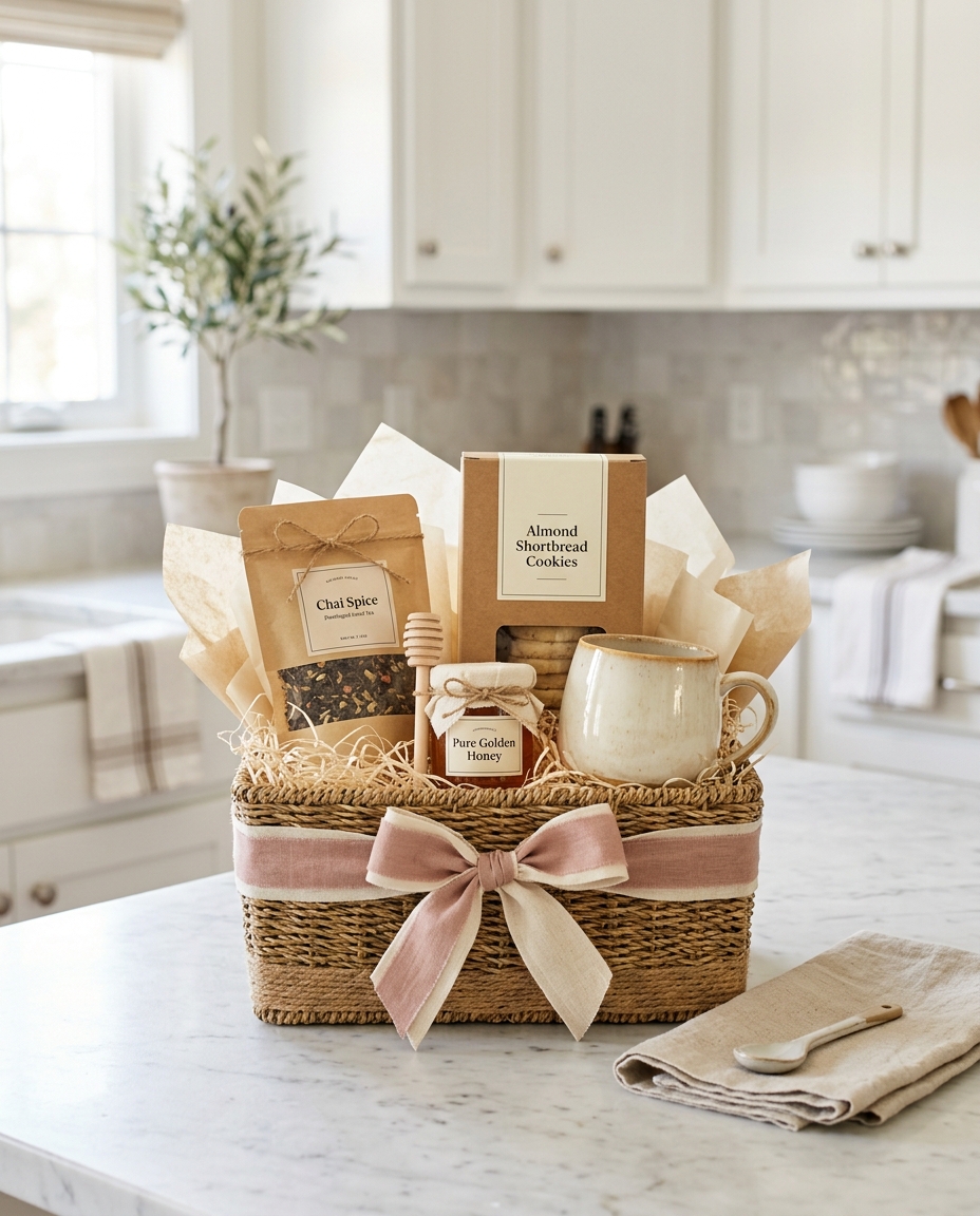 Gift baskets handmade by Le Merci