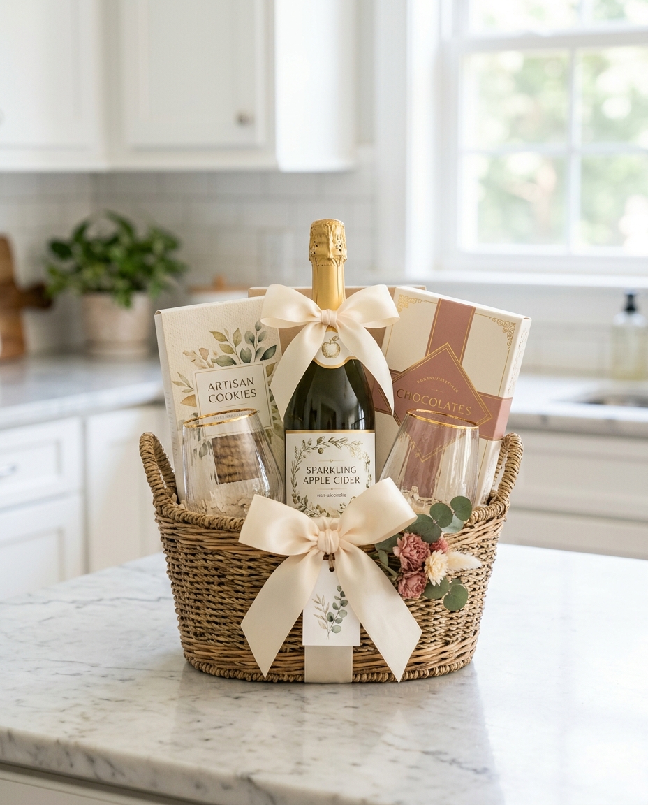 Something to Celebrate — gift basket by Le Merci